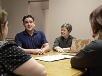 Dr. Stuart Skinner and members of his team.