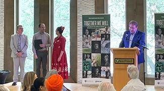 Dr. Brose Receiving Award