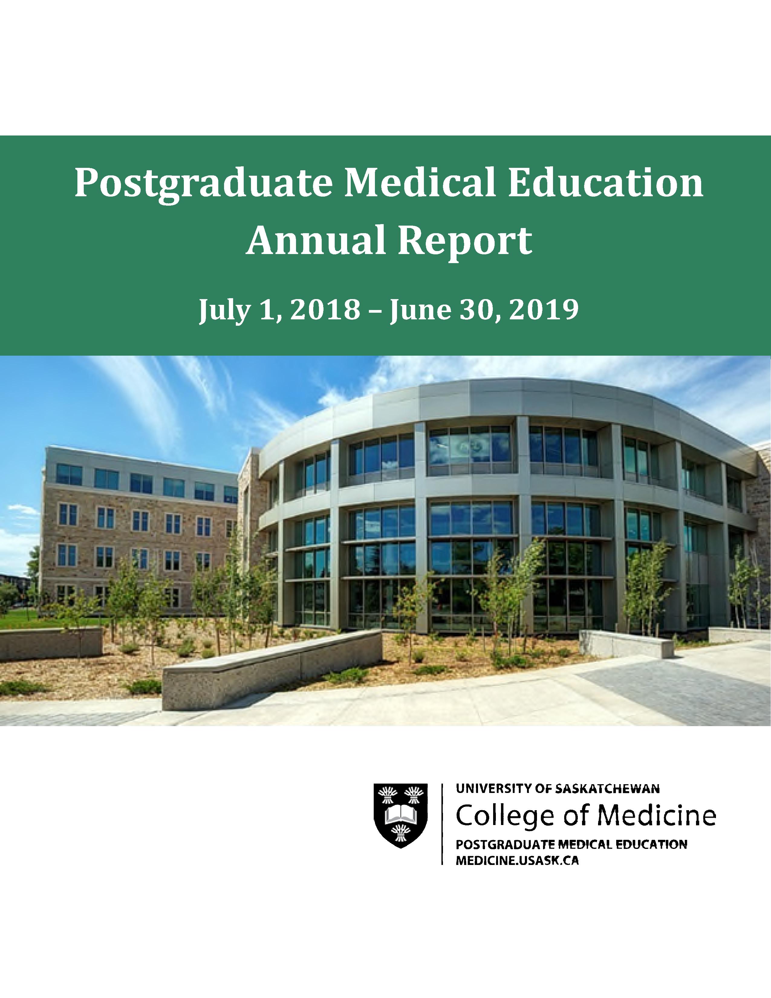 2016-2017 PGME Annual Report