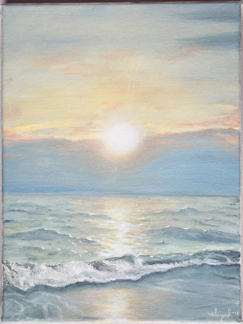 Painting of a sunset